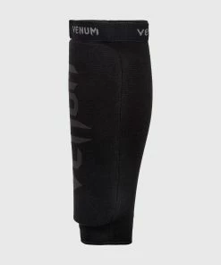 Venum Shin Guards Kontact - Black/Black -Boxing Elegant Butikk SHIN ONLY GUARDS KONTACT BLACK BLACK HD 02