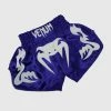 Venum Bangkok Inferno Muay Thai Shorts - Blue/White -Boxing Elegant Butikk SHORTS MUAY THAI BANGKOK INFERNO BLUE ICE HD 01