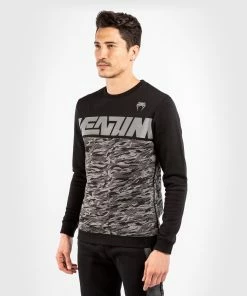 Venum Connect Crewneck Sweatshirt - Black/Dark Camo -Boxing Elegant Butikk SWEATCAMO4