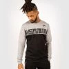 Venum Connect Crewneck Sweatshirt - Black/Heather Grey -Boxing Elegant Butikk SWEAT CONNECT BLACK GREY FONCE 17