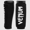 Venum Shin Guards Kontact - Black/White -Boxing Elegant Butikk Shinguards Kontact cotton black