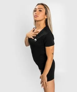 Venum Essential Women's T-Shirt - Black -Boxing Elegant Butikk TS ESSENTIAL BLACK 06