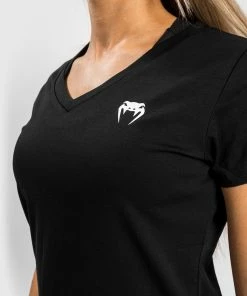 Venum Essential Women's T-Shirt - Black -Boxing Elegant Butikk TS ESSENTIAL BLACK 10 1