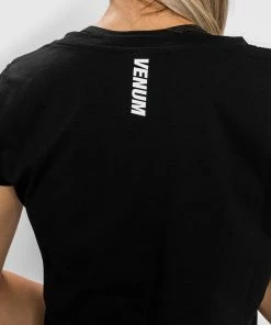 Venum Essential Women's T-Shirt - Black -Boxing Elegant Butikk TS ESSENTIAL BLACK 11