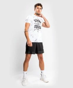 Venum Squad T-Shirt - White/Grey -Boxing Elegant Butikk TS SQUAD WHITE GREY 03