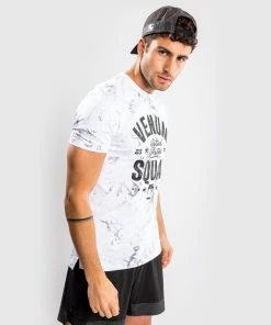 Venum Squad T-Shirt - White/Grey -Boxing Elegant Butikk TS SQUAD WHITE GREY 04