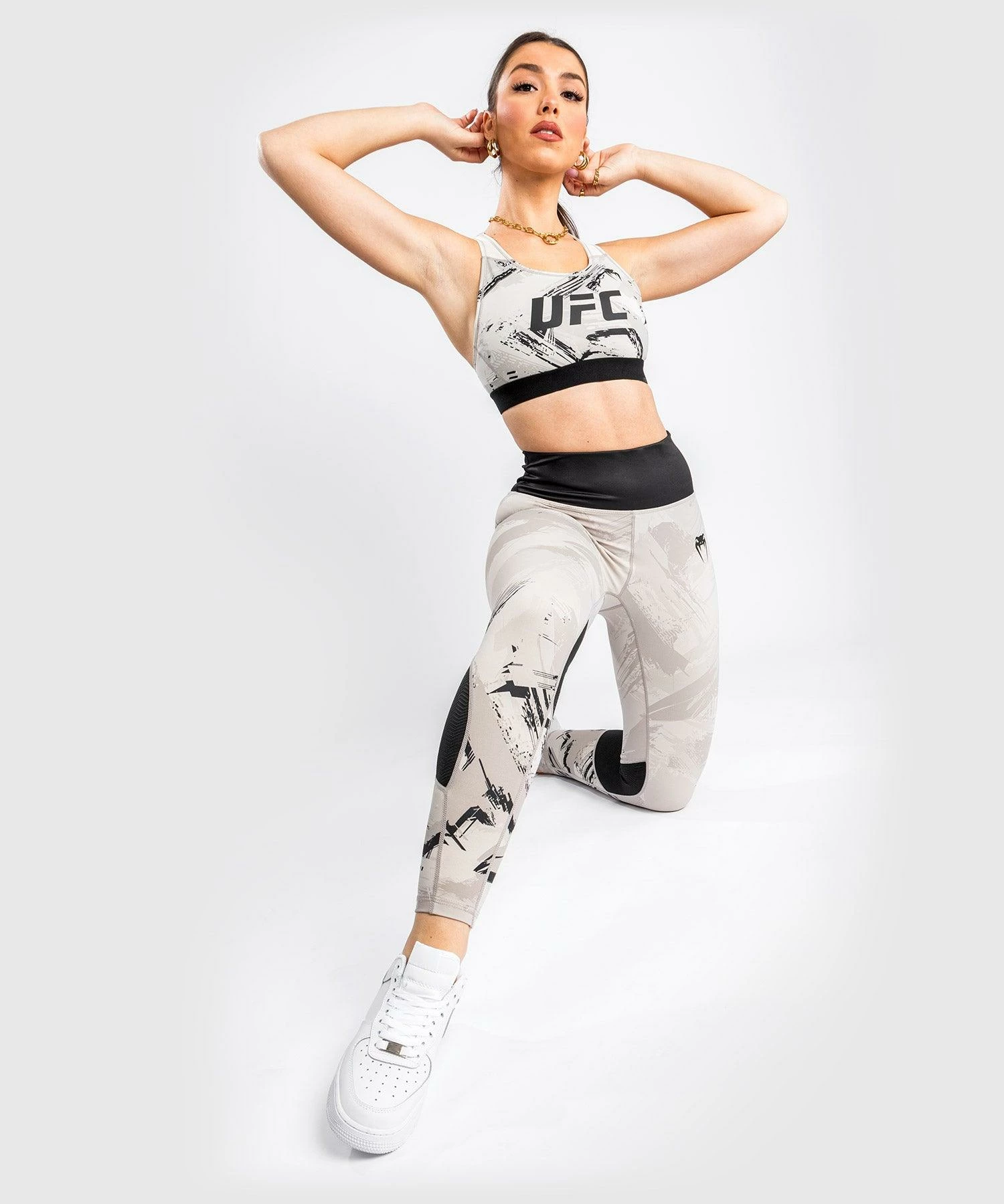 UFC Venum Authentic Fight Week Women's 2.0 Performance Tight - Sand 4 UFC Venum Authentic Fight Week Women's 2.0 Performance Tight - Sand - Bilde 2