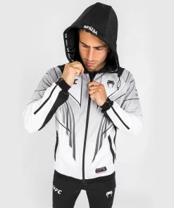 UFC Venum Authentic Fight Night 2.0 Men's Walkout Hoodie - White -Boxing Elegant Butikk a 252F6 252F0 252Fb 252Fa60b9cea5f4b83142eb85dac4faba96adfd4acdc VNMUFC 00144 002 06
