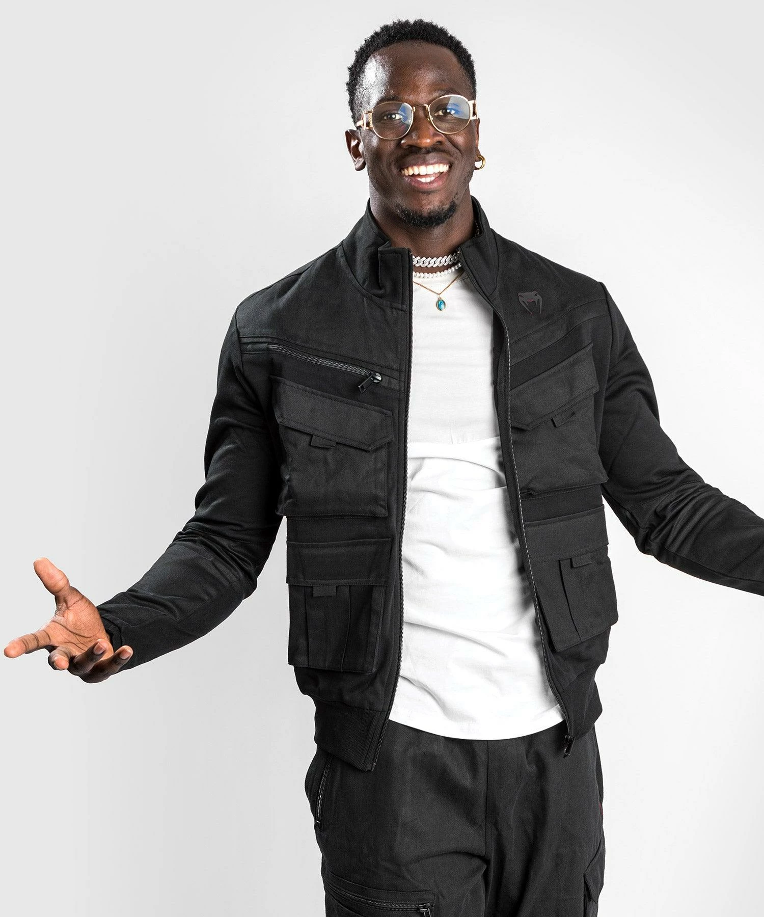 Venum Cargo Track Jacket - Black 5 Venum Cargo Track Jacket - Black - Bilde 3