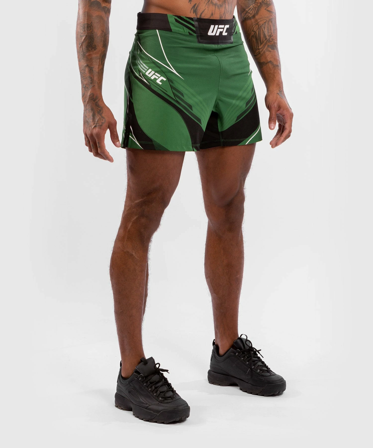 UFC Venum Authentic Fight Night Men's Shorts - Short Fit - Green 6 UFC Venum Authentic Fight Night Men's Shorts - Short Fit - Green - Bilde 4