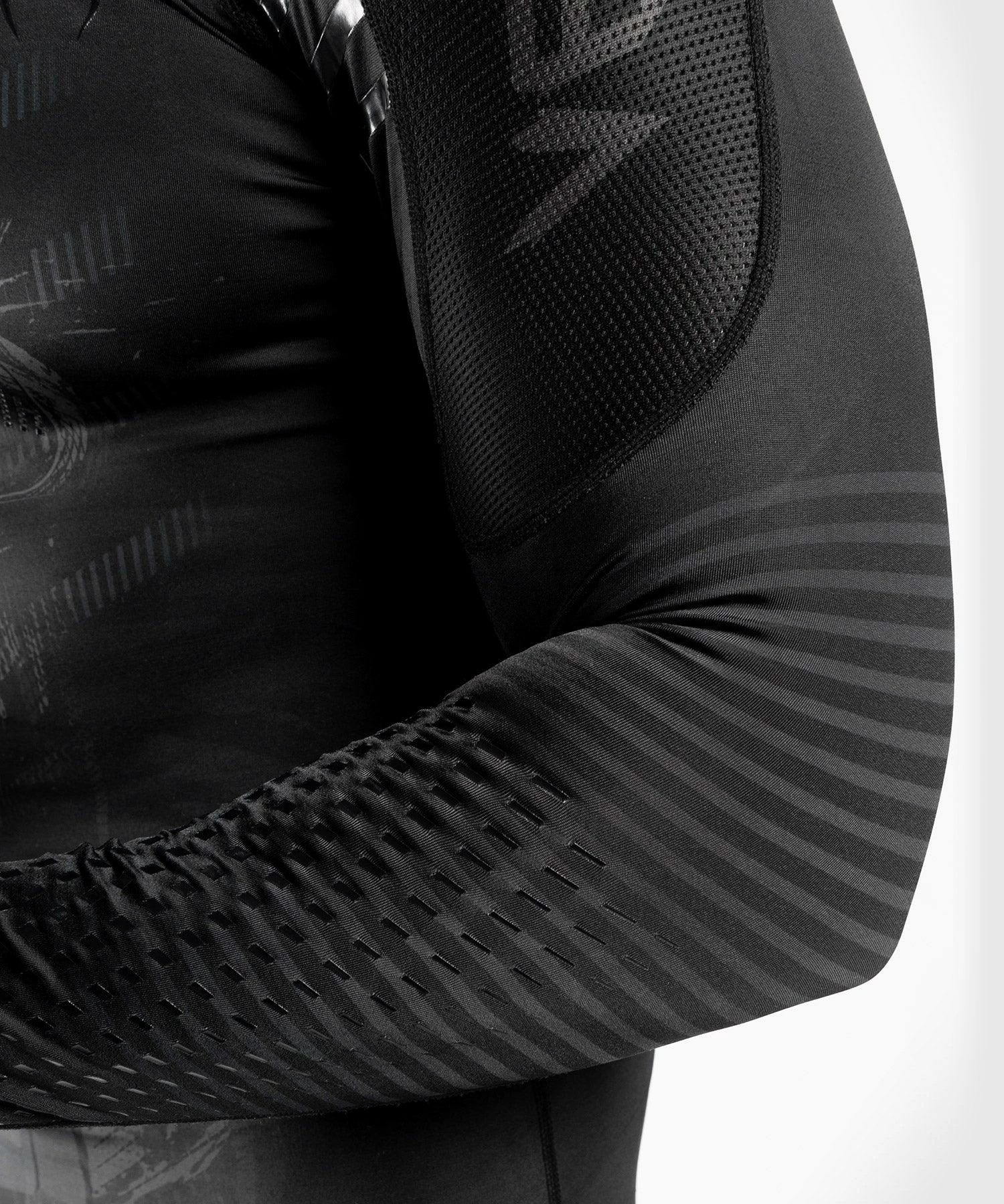 Venum Skull Rashguard - Long Sleeves - Black/Black - Bilde 6