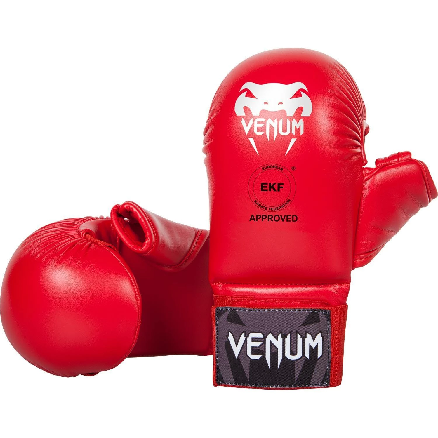 Venum Karate Mitts - With Thumb Protection - Red 4 Venum Karate Mitts - With Thumb Protection - Red - Bilde 2