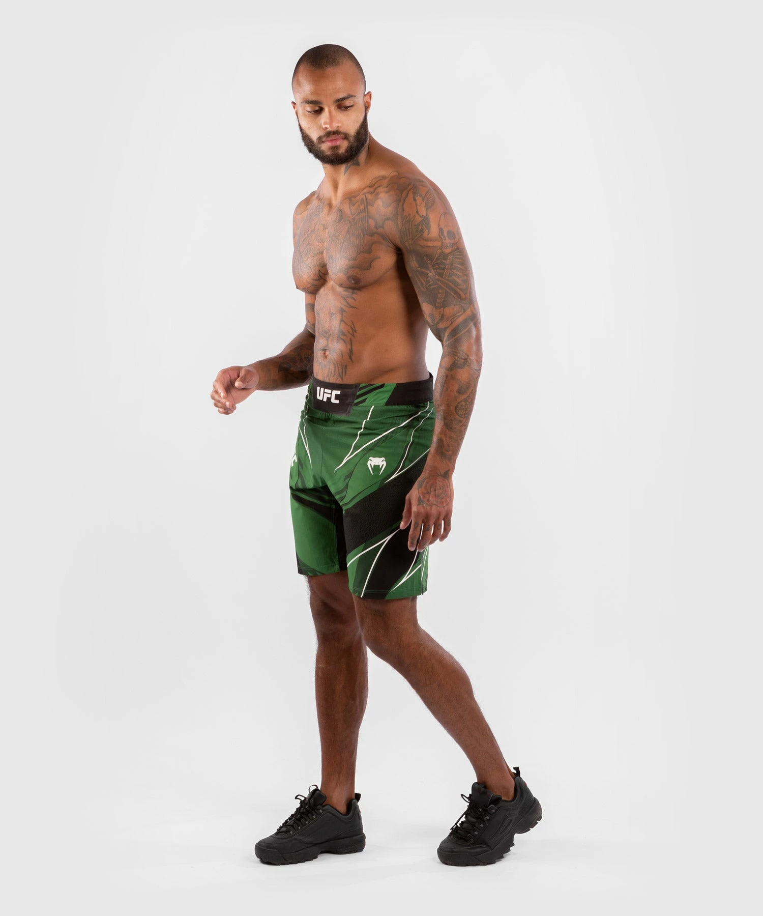 UFC Venum Authentic Fight Night Men's Shorts - Long Fit - Green 8 UFC Venum Authentic Fight Night Men's Shorts - Long Fit - Green - Bilde 6