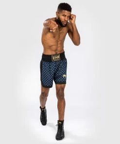Venum Monogram Boxing Short - Black/Navy Blue -Boxing Elegant Butikk b 252F3 252F6 252F9 252Fb369f9f3a7a5ebcdbb67e02f2928130aa8444d15 BOXING SHORT MONOGRAM BLUE 04