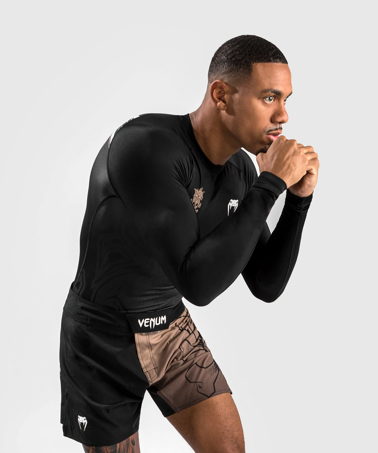 Venum Reorg Rashguard Long Sleeves - Black - Bilde 3
