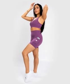 Venum Essential Women's Bike Shorts - Dusky Orchid/Brushed Silver -Boxing Elegant Butikk b 252F8 252F5 252Fe 252Fb85e4f9473b80b25c03050bcad37806a2b960ba1 SHORT ESSENTIAL DURSKY ORCHID 07