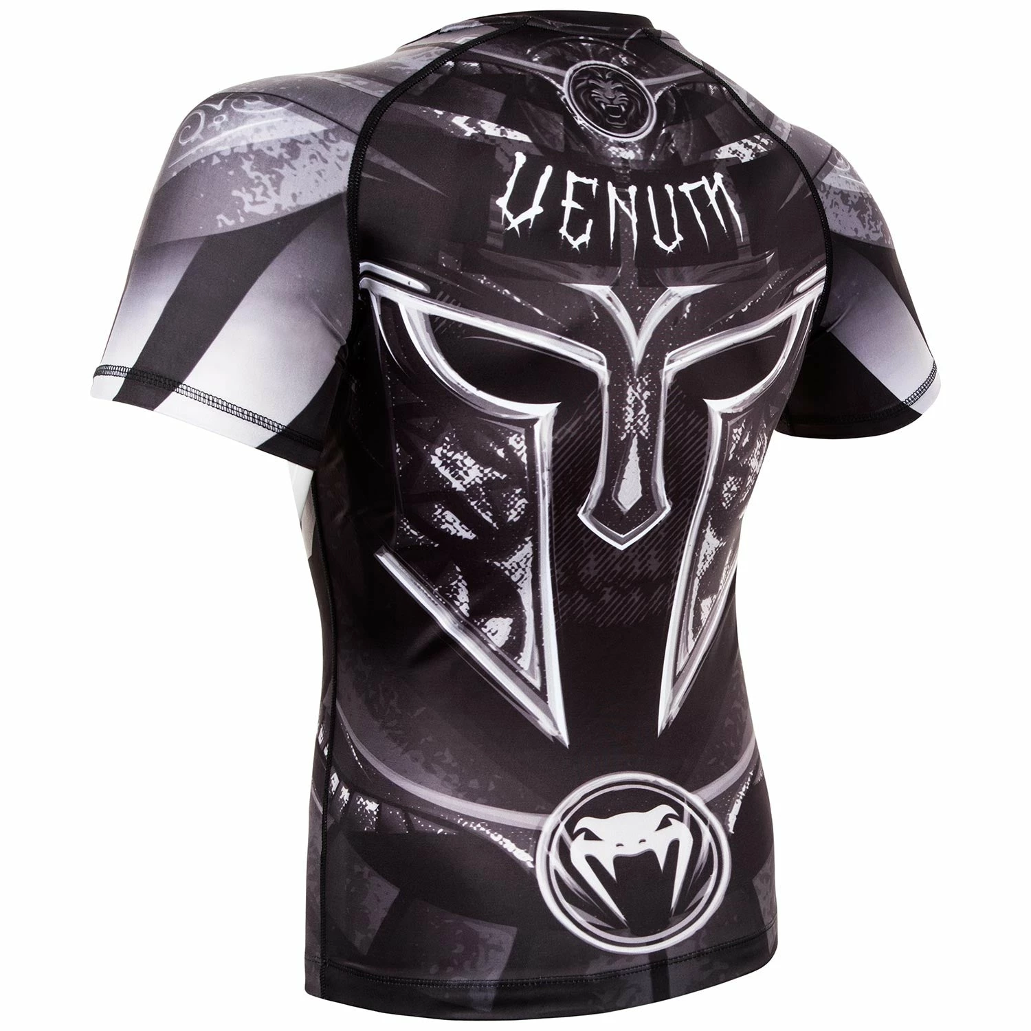 Venum Gladiator 3.0 Rashguard - Black/White - Short Sleeves - Bilde 4