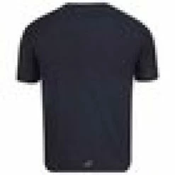 Babolat Men’s Exercise Big Flag Crew Neck Tennis Tee (Black/Heather) -Boxing Elegant Butikk babolat exercise big flag mens black back 1000 1000