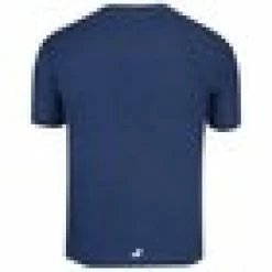 Babolat Men’s Exercise Crew Neck Tennis Training Tee (Estate Blue/Heather) 5 Babolat Men’s Exercise Crew Neck Tennis Training Tee (Estate Blue/Heather) -Boxing Elegant Butikk babolat exercise logo mens blue back 1000 1000