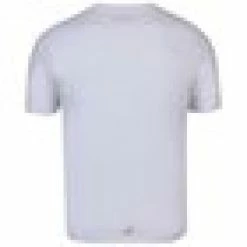 Babolat Men’s Exercise Crew Neck Tennis Training Tee (White/White) -Boxing Elegant Butikk babolat exercise logo mens white back 1000 1000