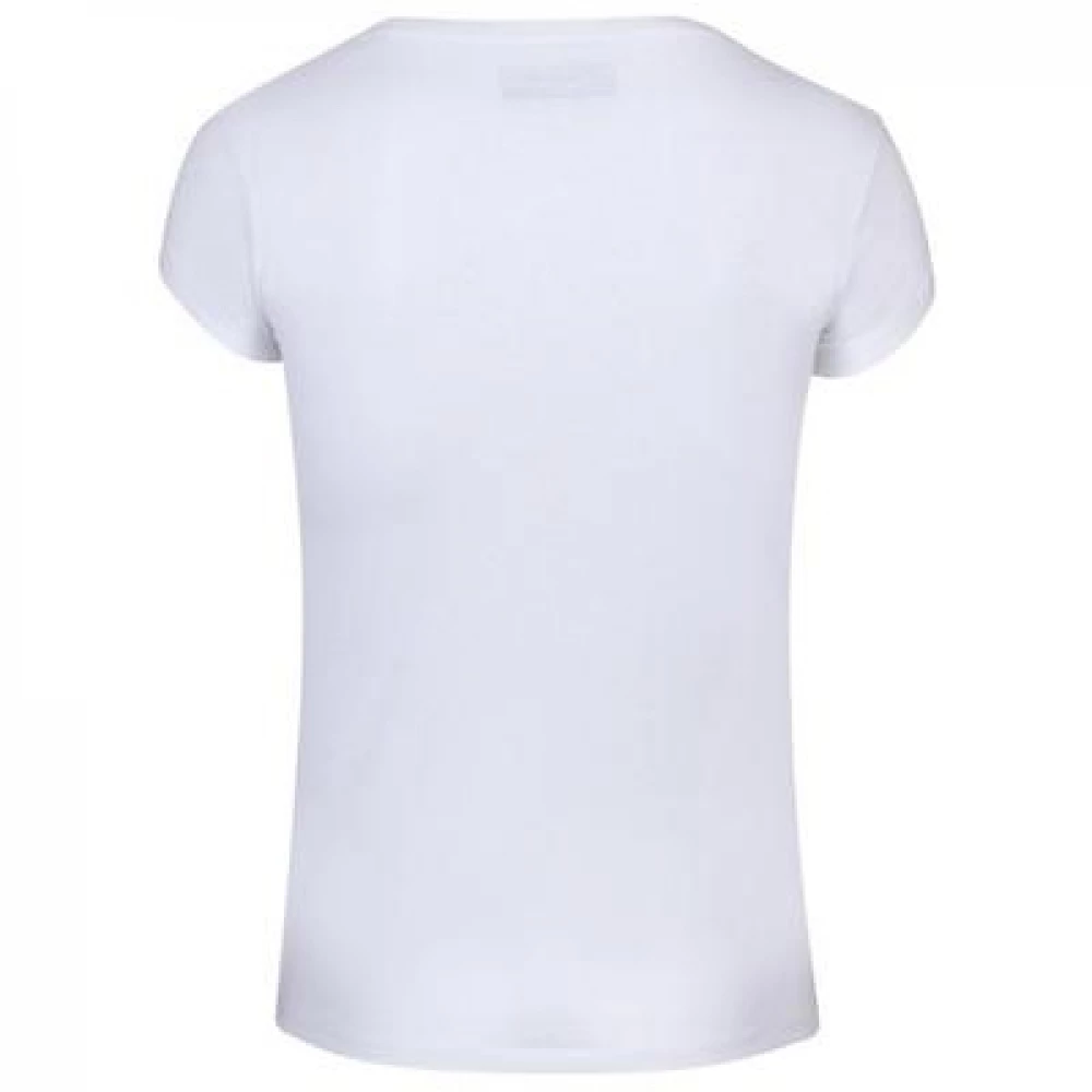 Babolat Women’s Exercise Tennis Training Tee (White/White) 4 Babolat Women’s Exercise Tennis Training Tee (White/White) - Bilde 2
