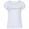 Babolat Girls’ Exercise Tennis Training Tee (White/White) -Boxing Elegant Butikk babolat exercise tennis training tee white 1000 1000