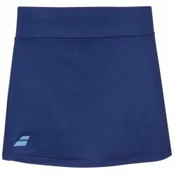 Babolat Girl’s Play Tennis Skirt With Built In Shorties (Estate Blue)