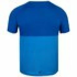 Babolat Men’s Play Crew Neck Tennis Training Tee (Blue Aster) -Boxing Elegant Butikk babolat play crew neck aster blue back 1000 1000