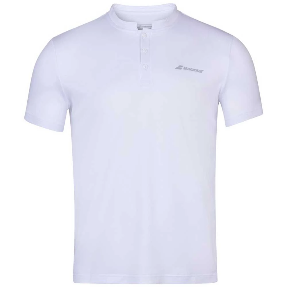 Babolat Men’s Play Tennis Polo (White/White) 3 Babolat Men’s Play Tennis Polo (White/White)