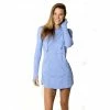 BloqUV Women’s Sun Protective Long Sleeve Hoodie Dress (Lavender)