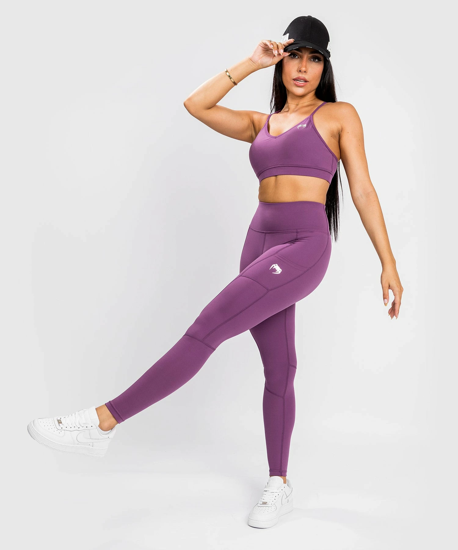 Venum Essential Performance Leggings - Dusky Orchid/Brushed Silver - Bilde 5