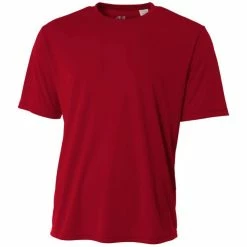 A4 Men’s Performance Crew Shirt (Cardinal)