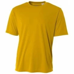 A4 Men’s Performance Crew Shirt (Gold)