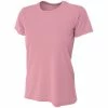 A4 Women’s Cooling Performance Crew Neck Tee (Pink)