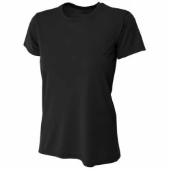 A4 Women’s Cooling Performance Crew Neck Tee (Black)