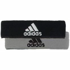 Adidas Interval Reversible Tennis Headband (Black/White/Grey)