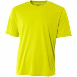 A4 Men’s Performance Crew Shirt (Safety Yellow)