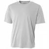 A4 Men’s Performance Crew Shirt (Silver)