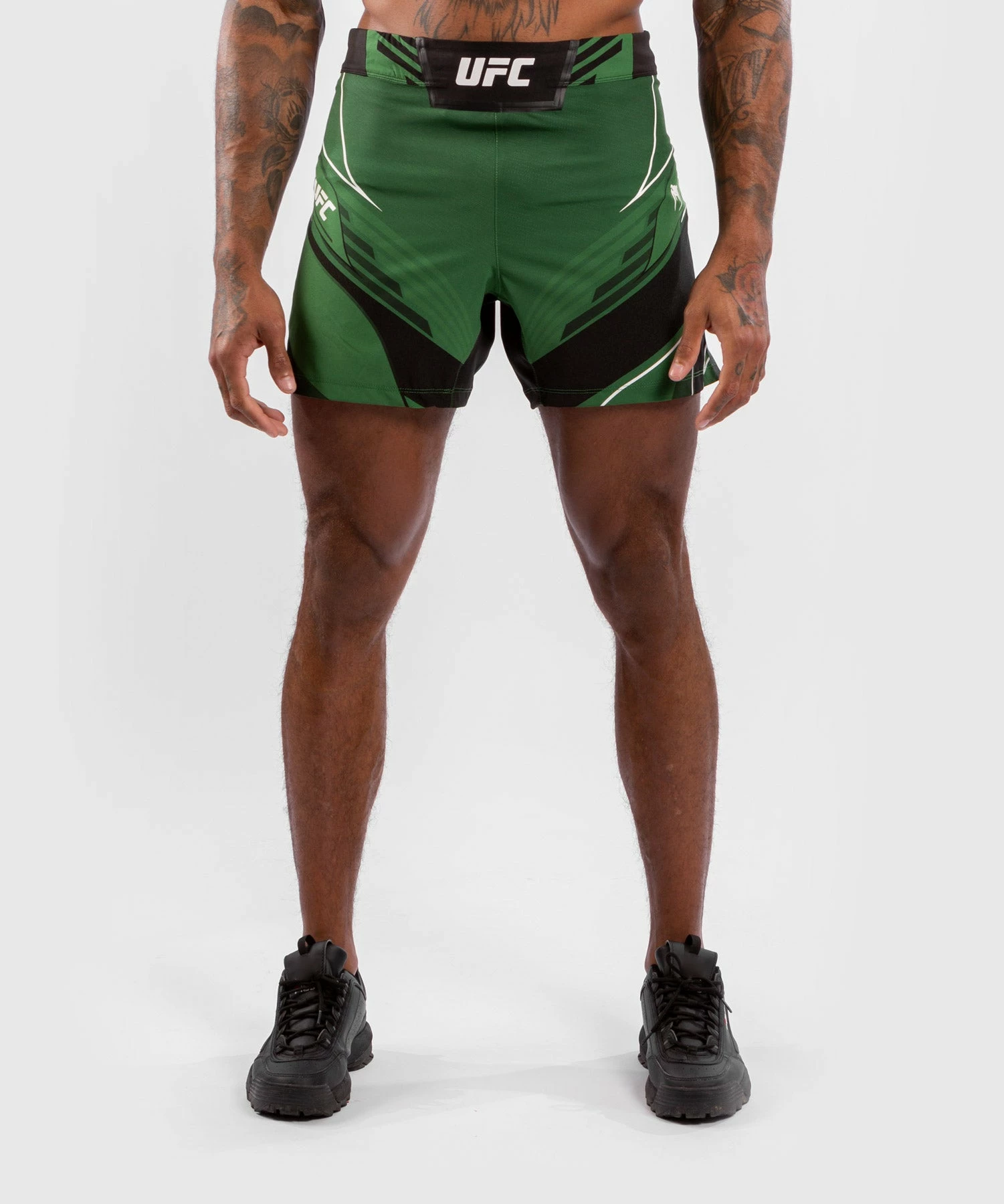 UFC Venum Authentic Fight Night Men's Shorts - Short Fit - Green 3 UFC Venum Authentic Fight Night Men's Shorts - Short Fit - Green