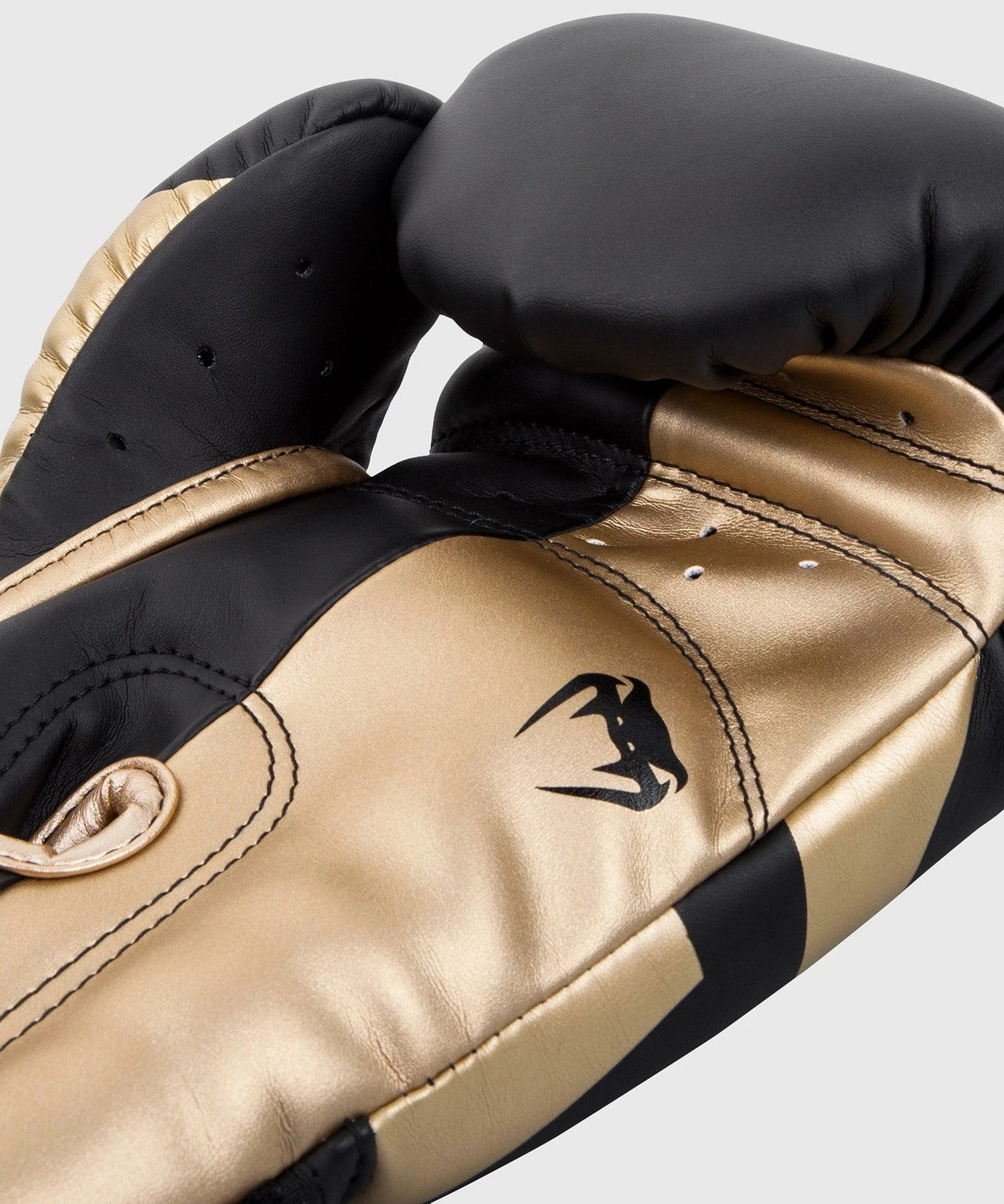 Venum Elite Boxing Gloves - Black/Gold - Bilde 4