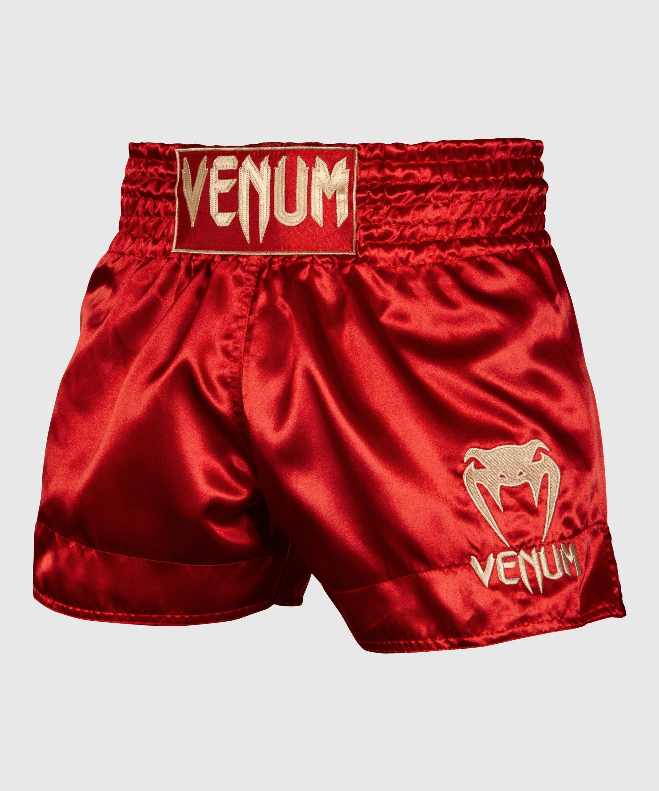 Venum Muay Thai Shorts Classic - Bordeaux/Gold 3 Venum Muay Thai Shorts Classic - Bordeaux/Gold
