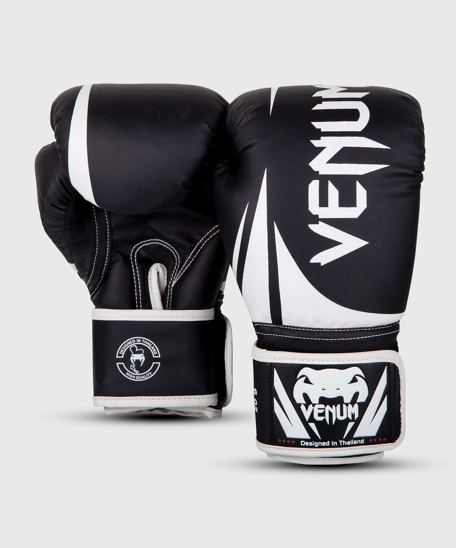 Venum Challenger 2.0 Kids Boxing Gloves - Black/White - Bilde 3