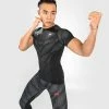 Venum Phantom Rashguard Short Sleeves - Black/Red