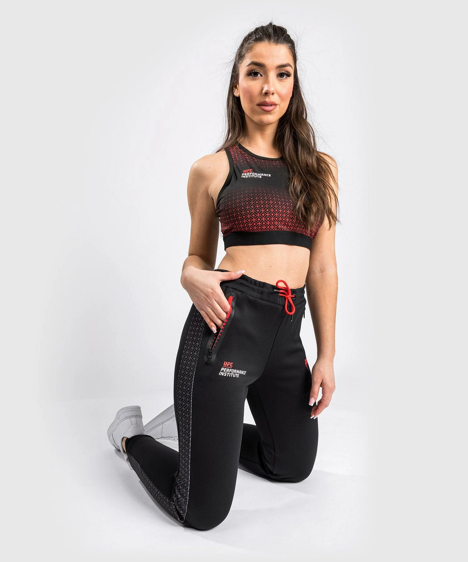 UFC Venum Performance Institute Joggers - For Women - Black/Red - Bilde 5