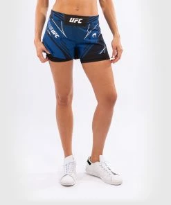 UFC Venum Authentic Fight Night Women's Shorts - Short Fit - Blue -Boxing Elegant Butikk f 252F4 252Ff 252F4 252Ff4f4e201d8c747c731c7feec3f729d3638e8e4fd VNMUFC 00020 004 03