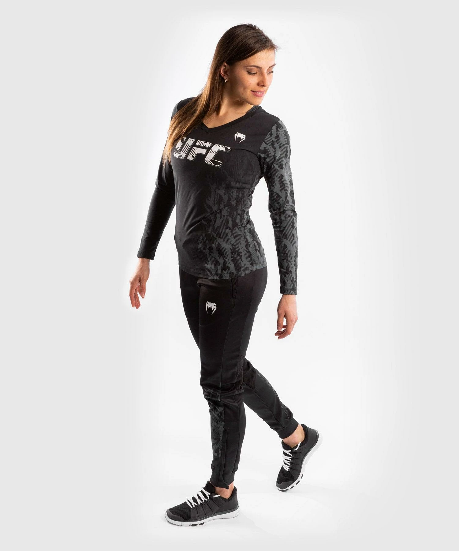 UFC Venum Authentic Fight Week Women's Long Sleeve T-shirt - Black 9 UFC Venum Authentic Fight Week Women's Long Sleeve T-shirt - Black - Bilde 7