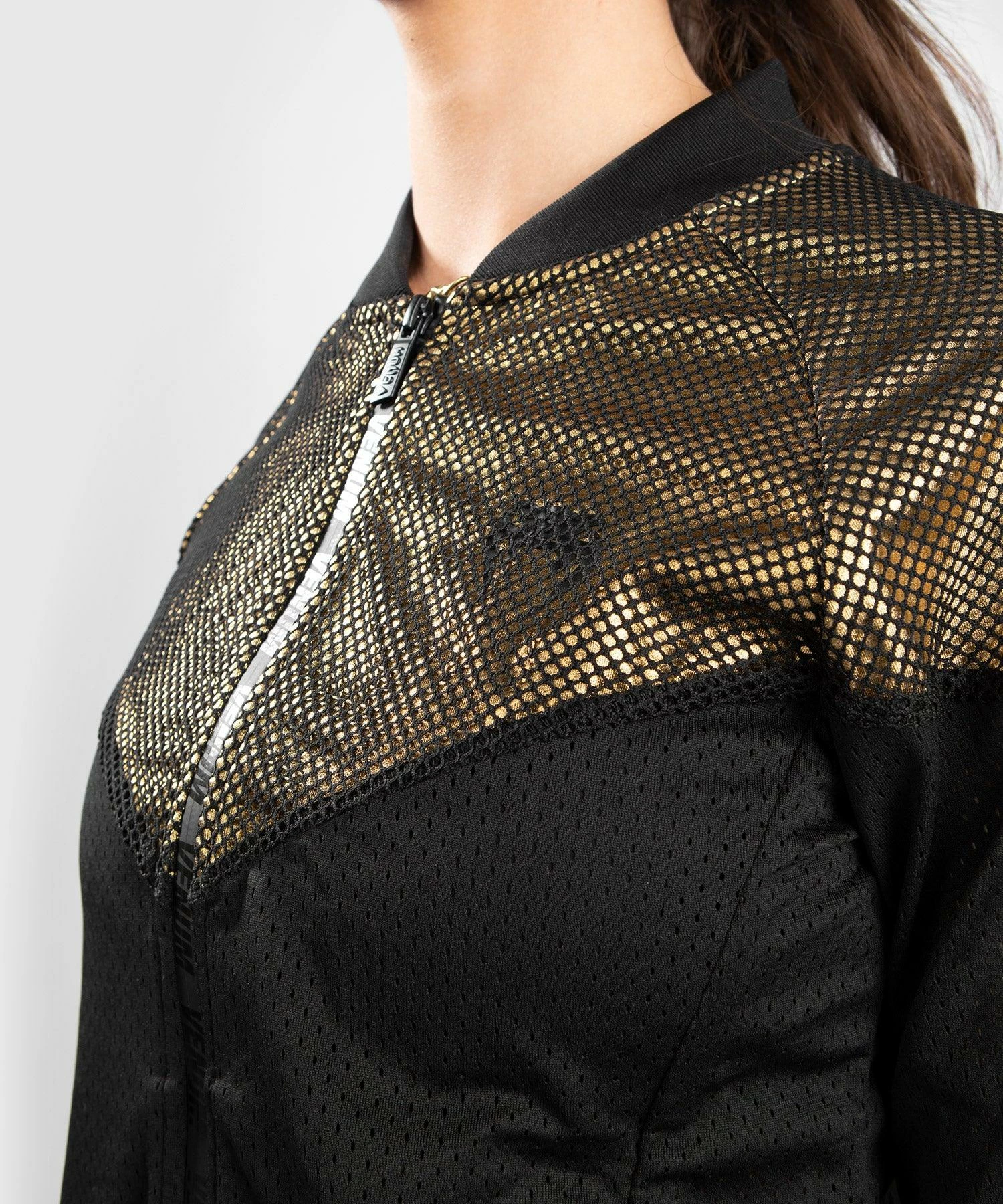 Venum Lightning Mesh Jacket - For Women - Black/Gold 6 Venum Lightning Mesh Jacket - For Women - Black/Gold - Bilde 4