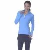 BloqUV Women’s Sun Protective Mock Zip Long Sleeve Athletic Top (Ocean Blue) 1 BloqUV Women’s Sun Protective Mock Zip Long Sleeve Athletic Top (Ocean Blue) -Boxing Elegant Butikk imgonline com ua resize ocean blue zip top 1000 1000