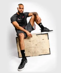 UFC Venum Performance Institute Dry Tech T-Shirt - Black/Red -Boxing Elegant Butikk imgpsh fullsize anim 10