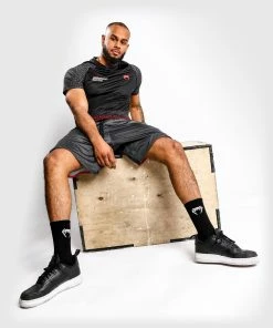 UFC Venum Performance Institute Dry Tech T-Shirt - Black/Red -Boxing Elegant Butikk imgpsh fullsize anim 9